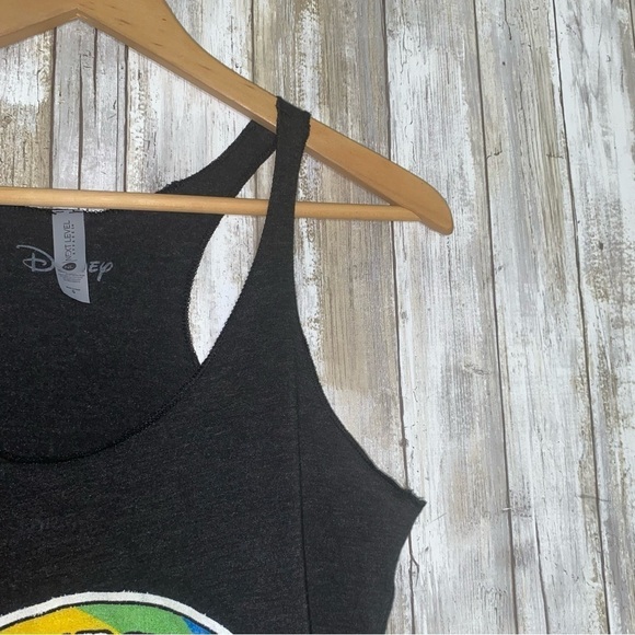 Disney Stitch Ohana Printed Black Tank - Picture 3 of 4